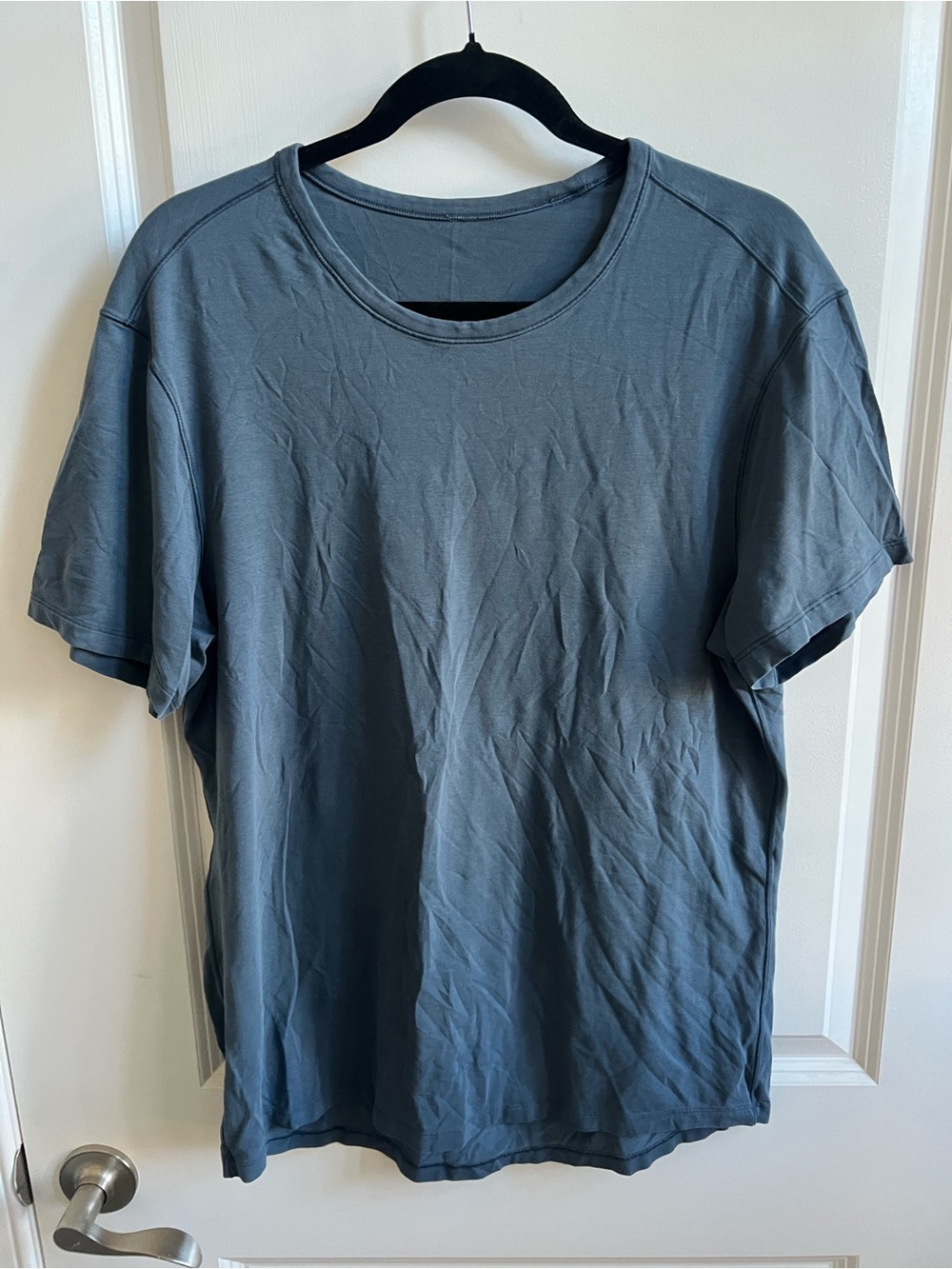 Men's Lululemon Short Sleeve Crew Neck T-Shirt - Slate Blue